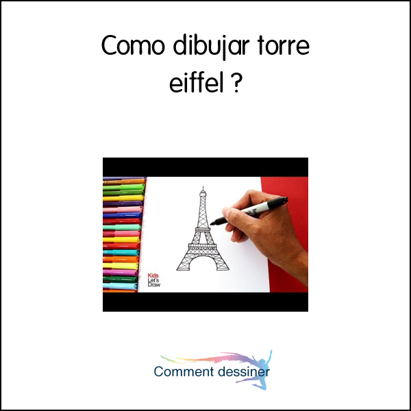 Como dibujar torre eiffel